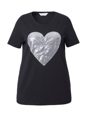 Foto van product MIAMODA Shirt zwart / zilver