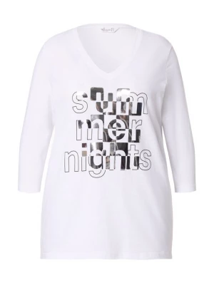 Foto van product MIAMODA Shirt zwart / zilver / wit