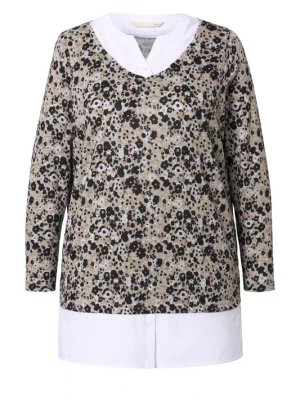 Foto van product MIAMODA Trui donkerbeige / navy / zwart / wit