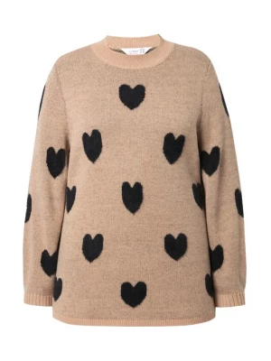 Foto van product MIAMODA Trui donkerbeige / zwart