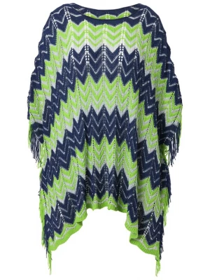 Foto van product MIAMODA Trui donkerblauw / groen