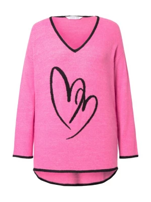 Foto van product MIAMODA Trui pink / zwart