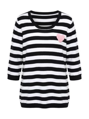 Foto van product MIAMODA Trui rosa / zwart / wit