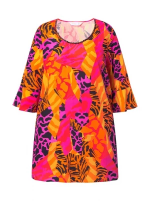 Foto van product MIAMODA Tuniek navy / lila / mandarijn / koraal / pitaja roze