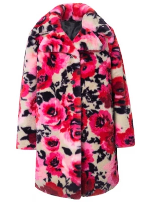 Foto van product MIAMODA Wintermantel beige / pink / rood / zwart