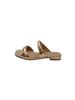 Foto van product Michael Kors Sandaal 'MICHAEL KORS KIANA FLAT SANDAL Scarpe' goud