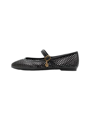 Foto van product MICHAEL Michael Kors Ballerina met riempjes 'NELLIE' zwart