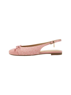 Foto van product MICHAEL Michael Kors Ballerina met riempjes 'PIPER' lichtroze / wit