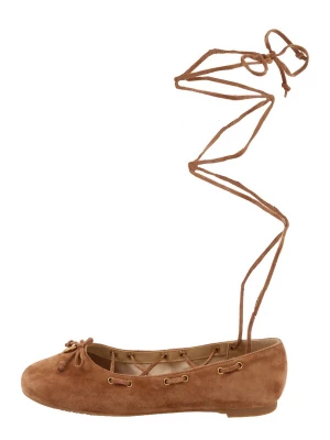 Foto van product MICHAEL Michael Kors Ballerina met riempjes 'SHAE' bruin
