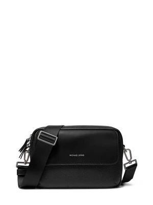 Foto van product MICHAEL Michael Kors Schoudertas 'Michael Kors Sac à bandoulière Homme Hudson en cuir grainé Noir' zwart