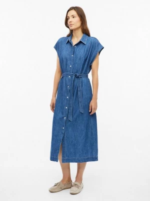 Foto van product Midi denim jurk met steekzakken s.Oliver blauw