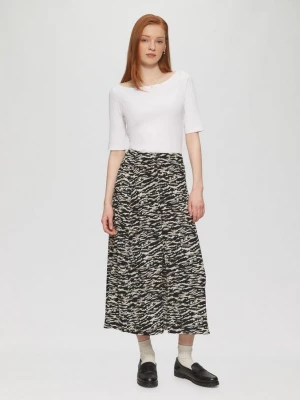 Foto van product Midi-rok met knoopsluiting en split QS