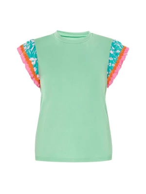 Foto van product MIMO Shirt lichtblauw / lichtgroen / oranje / rosa