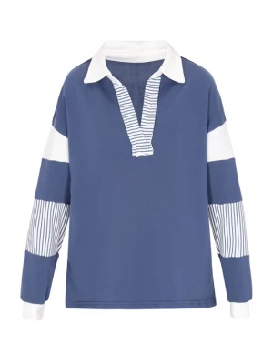 Foto van product CALEY Sweatshirt blauw / wit