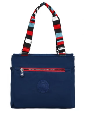 Foto van product Mindesa Schoudertas navy / lichtblauw / rood / wit