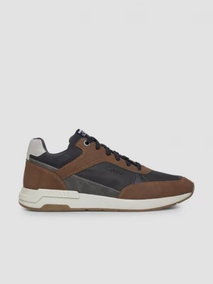 Foto van product Minimalistische veterschoenen van imitatieleer s.Oliver bruin