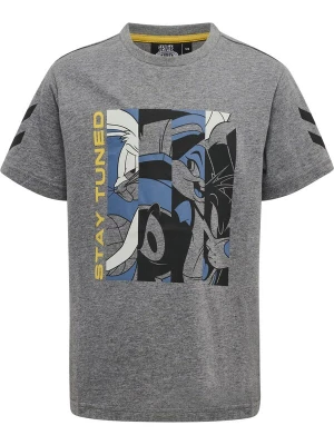 Foto van product minimum Shirt 'Space Jam Tres' duifblauw / grijs gemêleerd / zwart / wit