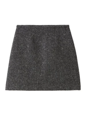 Foto van product Minirok CLAUDIE PIERLOT grijs gemêleerd