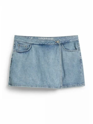 Foto van product Minirok CLOCKHOUSE lichtblauw denim