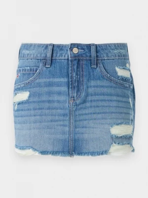 Foto van product Minirok Hollister Co. donkerblauw denim