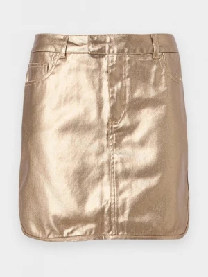 Foto van product Minirok Pieces goudkleurig