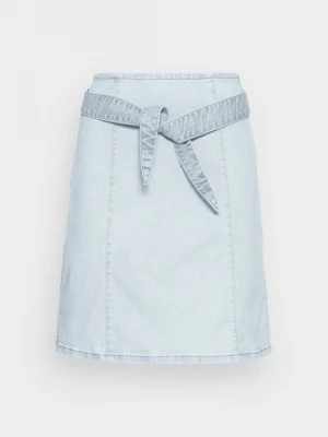 Foto van product Minirok Pieces lichtblauw denim