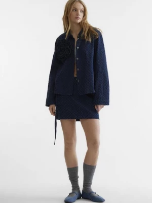 Foto van product Minirok SOMETHINGNEW donkerblauw denim