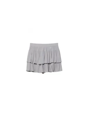 Foto van product Minirok Stradivarius lichtgrijs