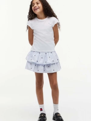 Foto van product Minirok Tommy Hilfiger lichtblauw