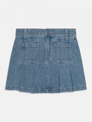 Foto van product Minirok Tommy Hilfiger lichtblauw denim