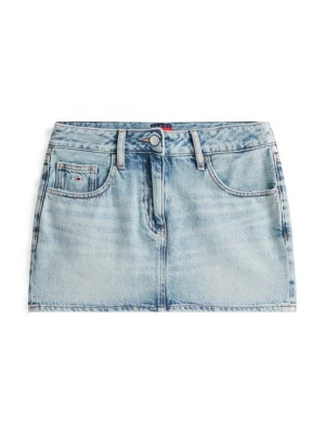 Foto van product Minirok Tommy Jeans lichtblauw denim