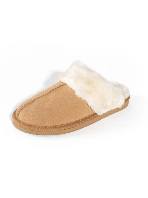 Foto van product Minnetonka Huisschoenen 'Chesney Slide' crème / lichtbruin