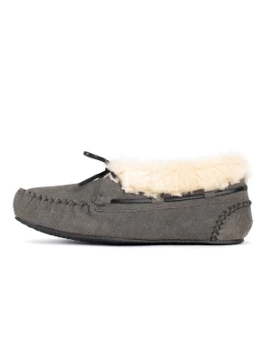 Foto van product Minnetonka Mocassins 'Chrissy' grijs / wit