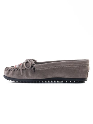 Foto van product Minnetonka Mocassins 'Thunderbird' donkergrijs