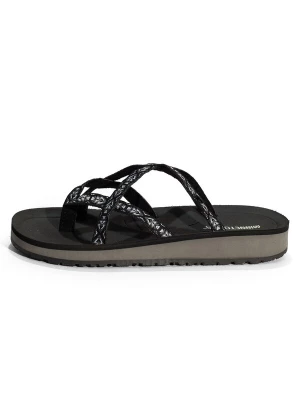 Foto van product Minnetonka Teenslipper 'Hanna' lichtgrijs / donkergrijs / zwart