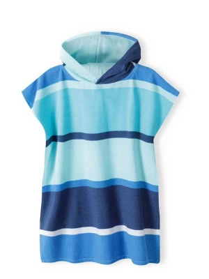 Foto van product MINOTI Badjas blauw / navy / turquoise / wit