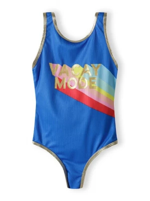 Foto van product MINOTI Badpak aqua / royal blue / koningsblauw / goud / rosa
