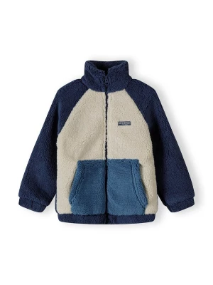 Foto van product MINOTI Fleece jas crème / royal blue / koningsblauw / donkerblauw