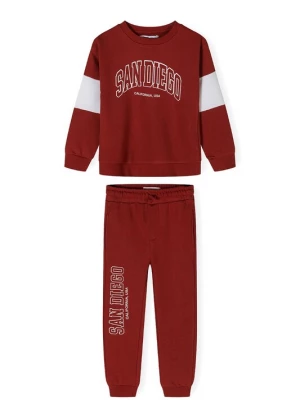 Foto van product MINOTI Joggingpak rood / wit
