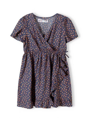 Foto van product MINOTI Jurk donkerblauw / oranje / rood / wit