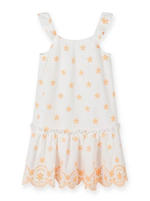 Foto van product MINOTI Jurk oranje / wit