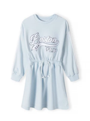 Foto van product MINOTI Jurk pastelblauw / zwart / wit