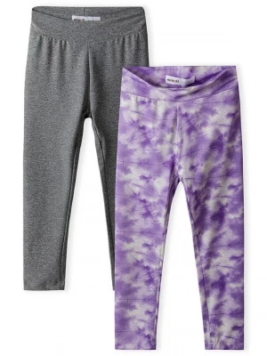 Foto van product MINOTI Leggings grijs / lila / wit