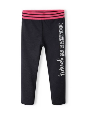 Foto van product MINOTI Leggings zwart / offwhite
