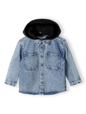 Foto van product MINOTI Overhemd blauw denim / zwart