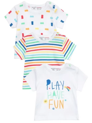 Foto van product MINOTI Shirt blauw / geel / rood / wit