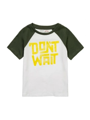 Foto van product MINOTI Shirt geel / donkergroen / wit