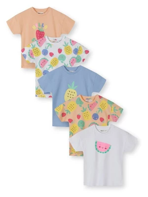 Foto van product MINOTI Shirt opaal / lichtgroen / abrikoos / wit
