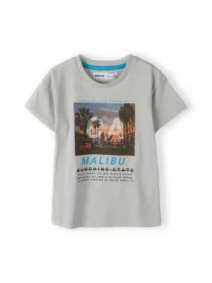 Foto van product MINOTI Shirt royal blue / koningsblauw / grijs / oranje / zwart
