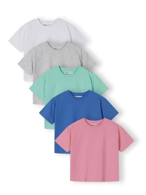 Foto van product MINOTI Shirt turquoise / royal blue / koningsblauw / grijs gemêleerd / eosine / natuurwit